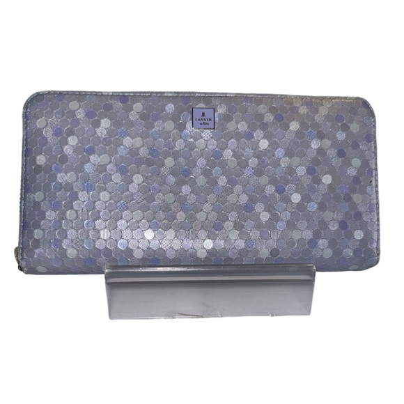 LANVIN Collection Textured Leather Continental Wallet in Great Condition - Picture 3 of 17